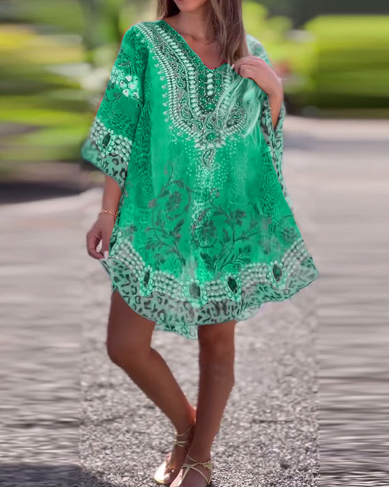 Bluzka W Etniczny Wzór