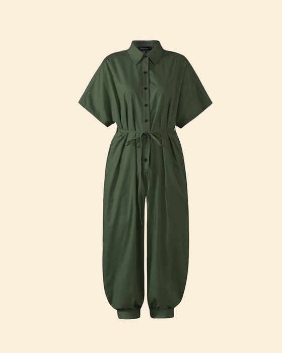 Wielokolorowy kombinezon w stylu vintage