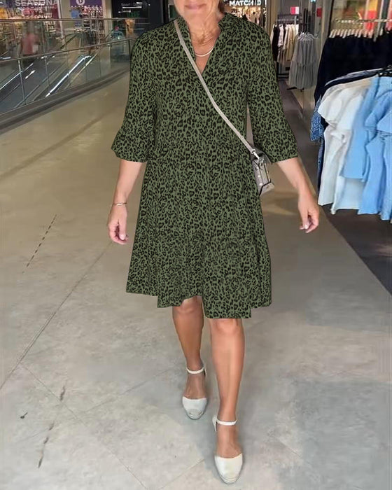 Suknia Print Leopard