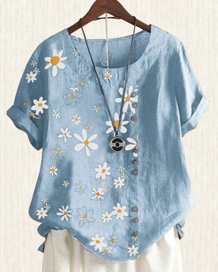 Bluzka bawełniana oversize