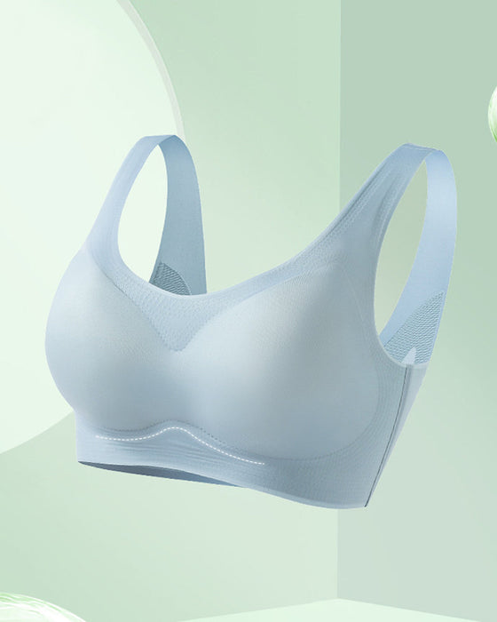 Bezszwowy, oddychający biustonosz push up