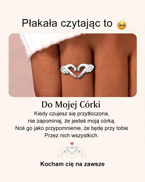 Pierścionek z sercem dla mojej córki