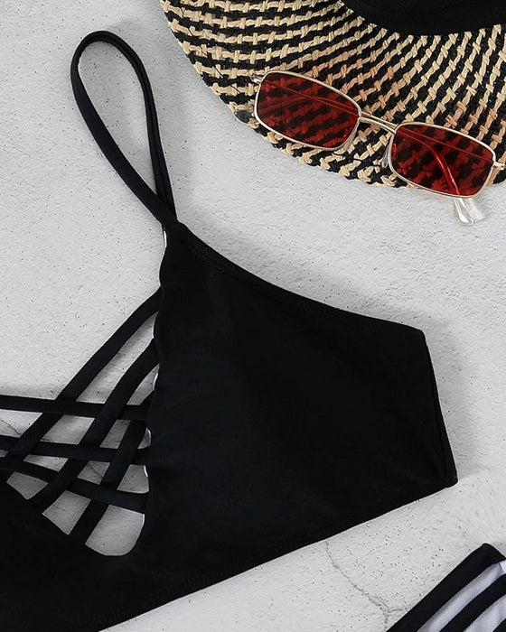 Damskie wakacyjne seksowne bikini z wycięciem