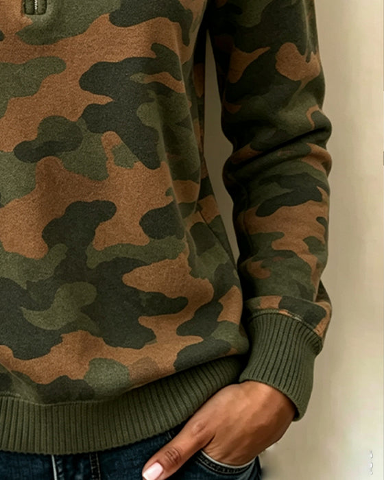 Bluza Długoręczna Okrągły Dekolt