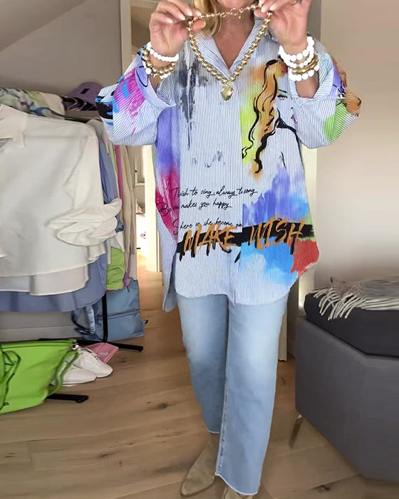 Sukienka typu tank z kolorowym nadrukiem i stójką