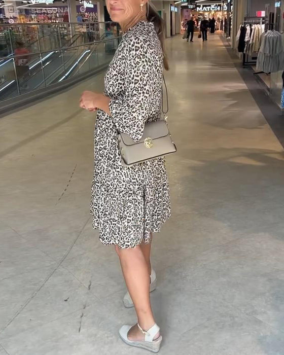 Suknia Print Leopard