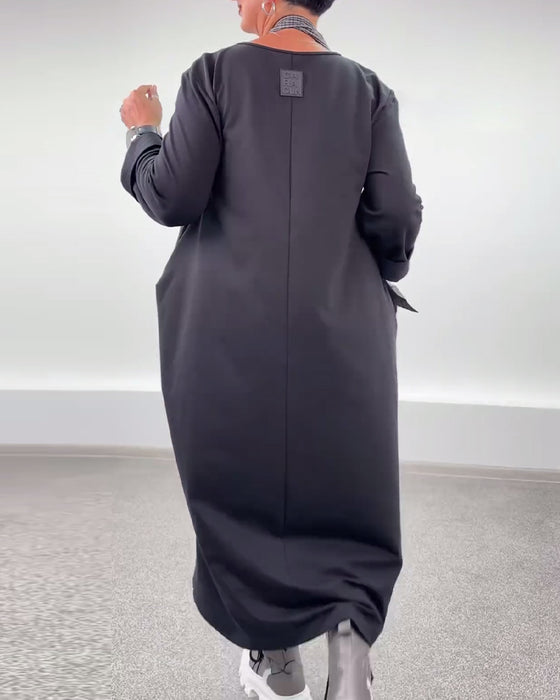 Sukienka casualowa, luźna, z dekoltem halter