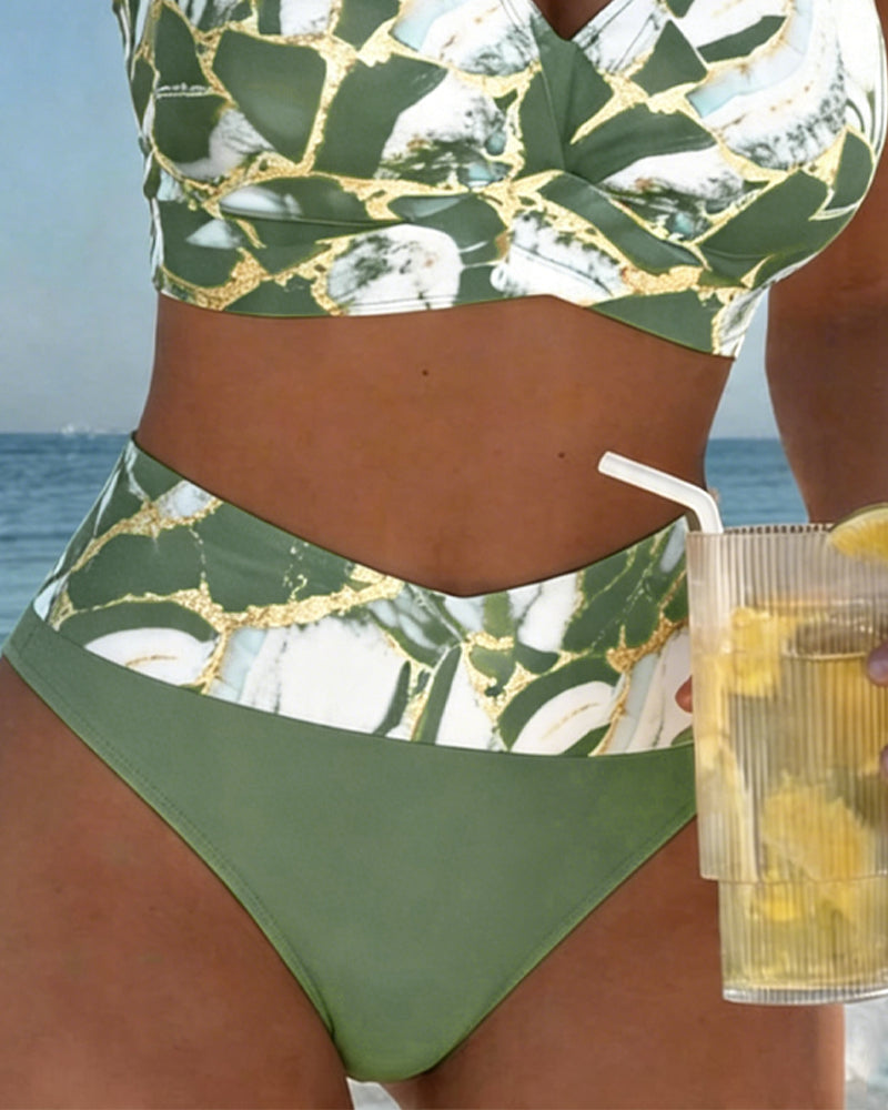 Bikini Pasek Wycięcie Projektantki