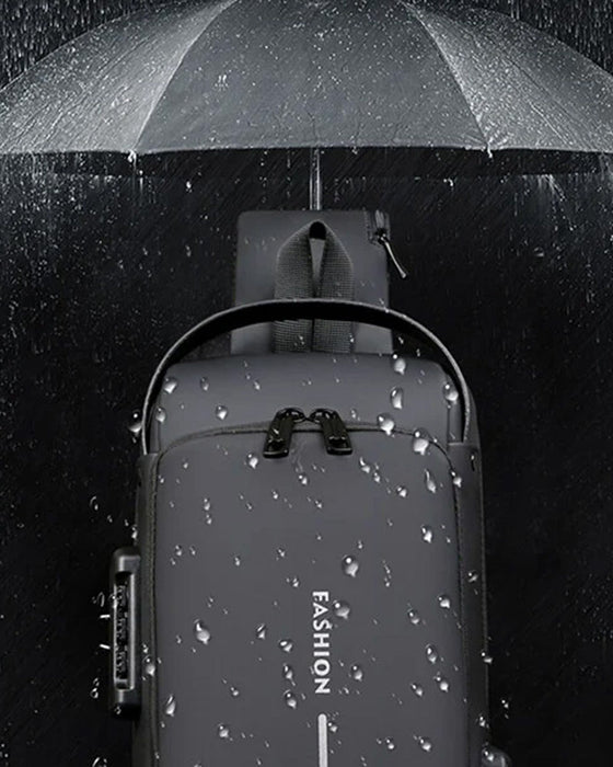 Torba na klatkę piersiową z hasłem antykradzieżowym