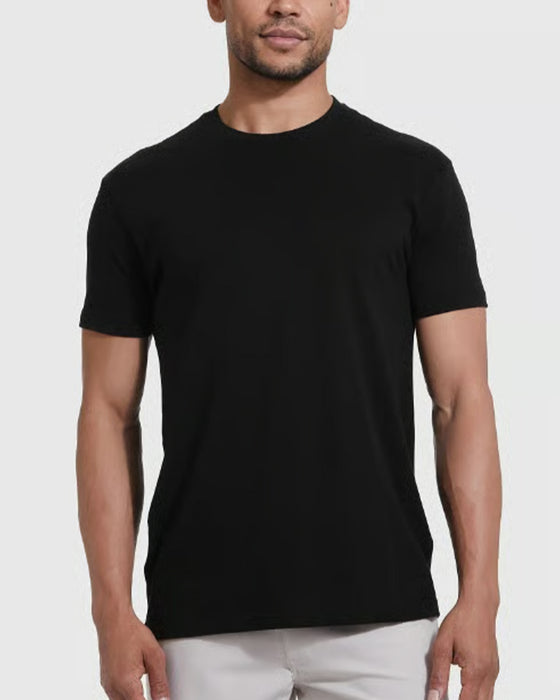 T-Shirt Okrągły Szyj Wąski Krój