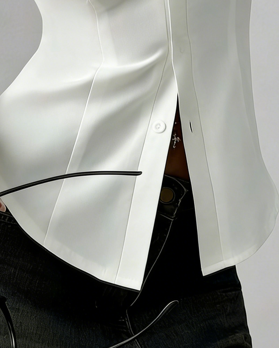 Elegantna Slim-Fit Koszula Damska