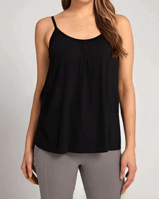 Top z wszytym biustonoszem