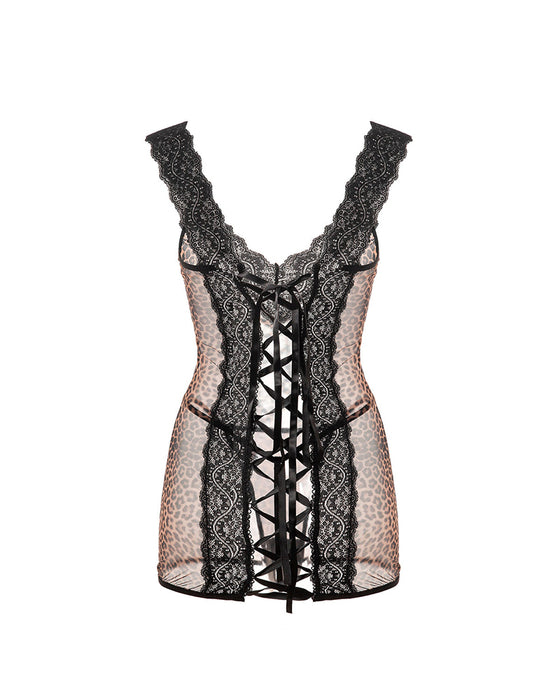 Koszula Nocna Seksowny Ramiączka Koronka