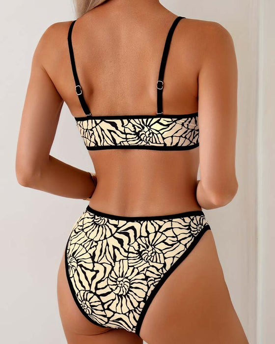 Bikini Resort Kwiatowy Bandeau