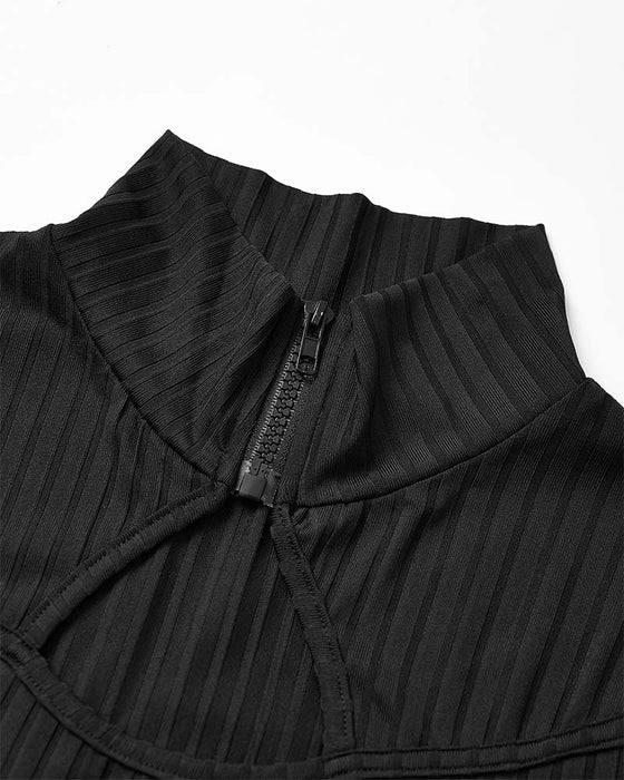 Sukienka W Jednolitym Kolorze Skinny Casual