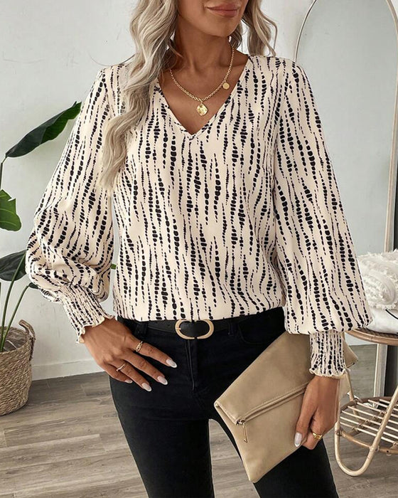 Bluzka V-Neck Casual
