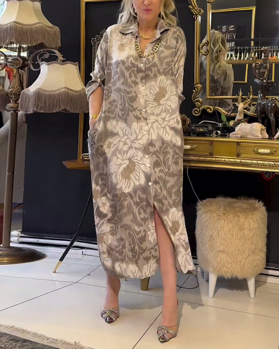 Sukienka z guzikami w stylu vintage