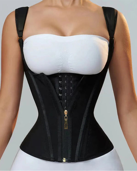 Zapinana na zamek bielizna modelująca piersi