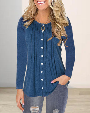 Codzienny top z długim rękawem