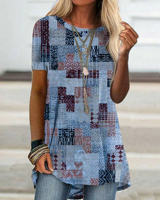 T-shirt z krótkim rękawem i nadrukiem