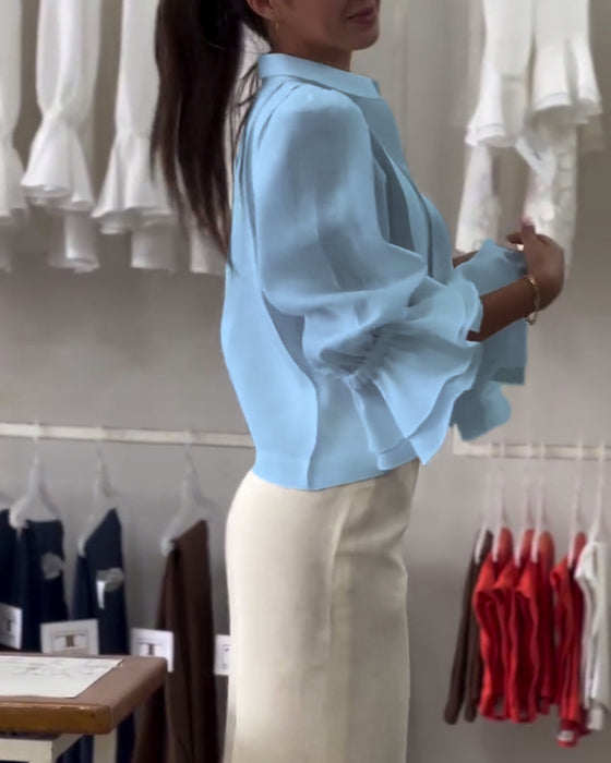 Koszula Buffy Rękaw Falbana