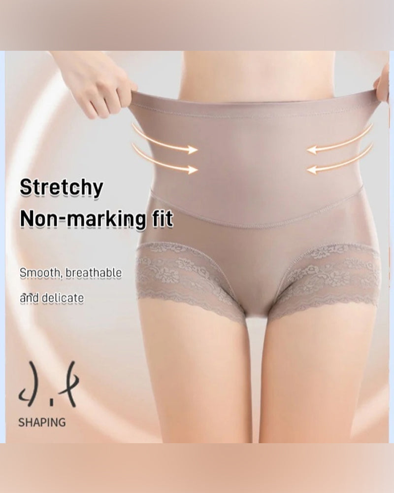 Bielizna Jedwabista Wysoki Stan Wyszczuplająca