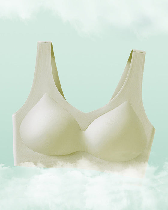 Bezszwowy, oddychający biustonosz push up