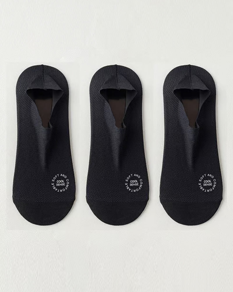 Men's Ice Silk Boat Socks