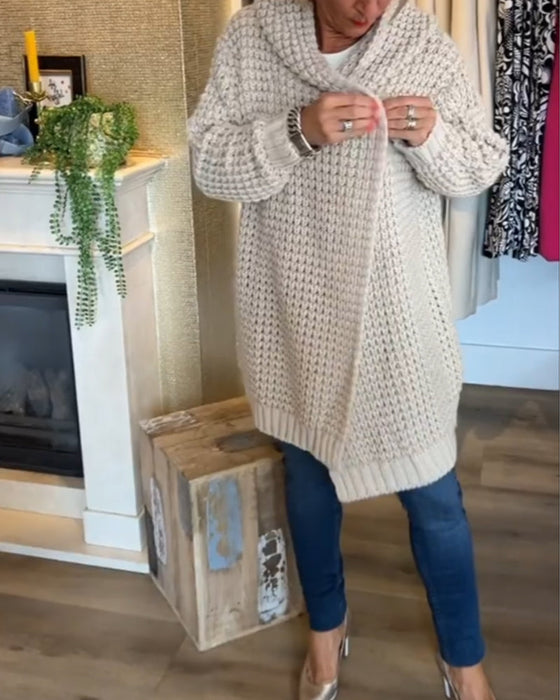 Solidny kardigan kolorów