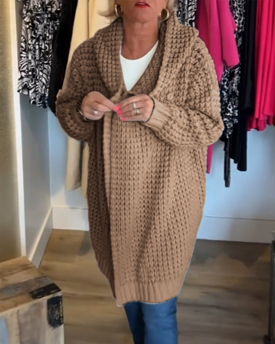 Solidny kardigan kolorów