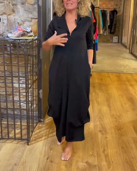 Sukienka W Kolorze Oliwkowym Z Dekoltem W Kształcie Litery V I Linią A