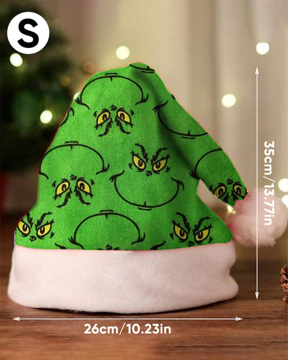 Czapka pluszowa z nadrukiem świątecznym Unisex