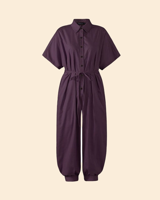 Wielokolorowy kombinezon w stylu vintage