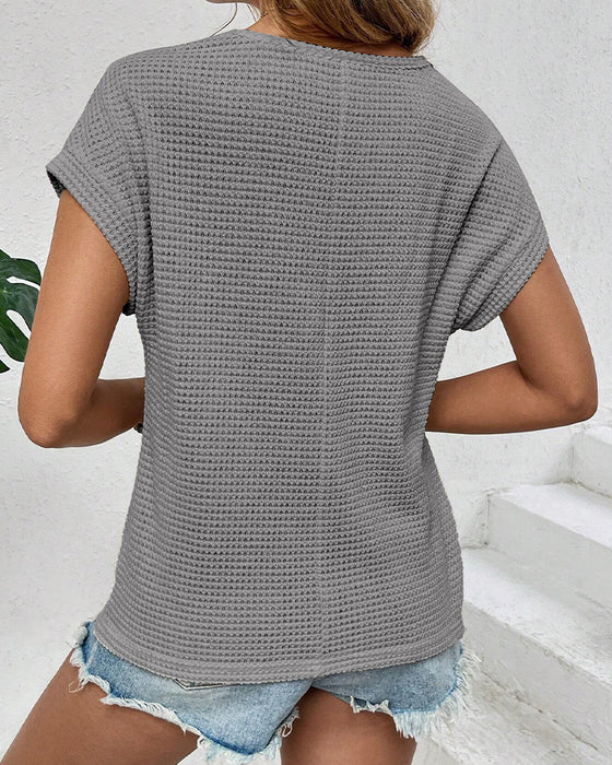 T-Shirt Raglan Siatka Wyrzynany Oddychający