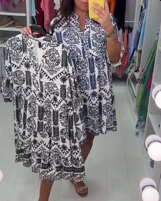 Sukienka Fashion Street print