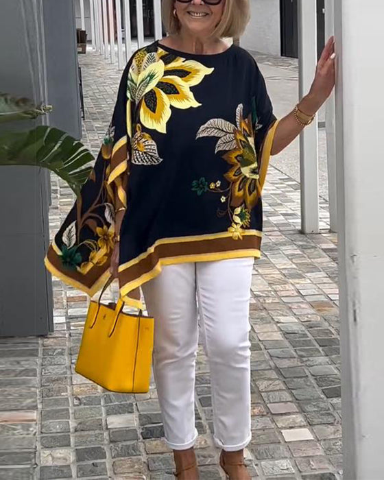 Bluzka Z Nadrukiem Casual