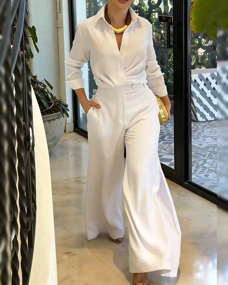 Bluzka Klapa Jednokolorowa Uniwersalna