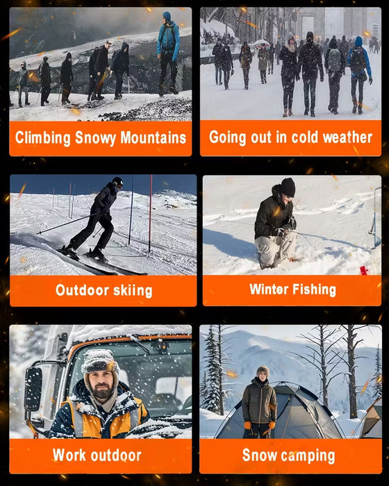 Inteligentna Ogrzewana Bawełniana Kurtka Z Kapturem