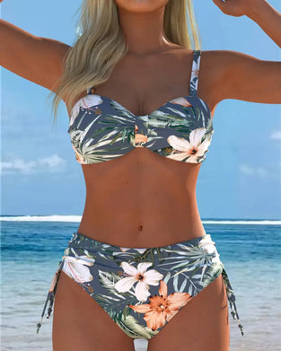 Dwieczęściowy Bikini Z Nadrukiem – Stylowy