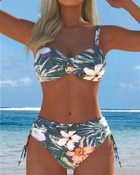 Dwieczęściowy Bikini Z Nadrukiem – Stylowy