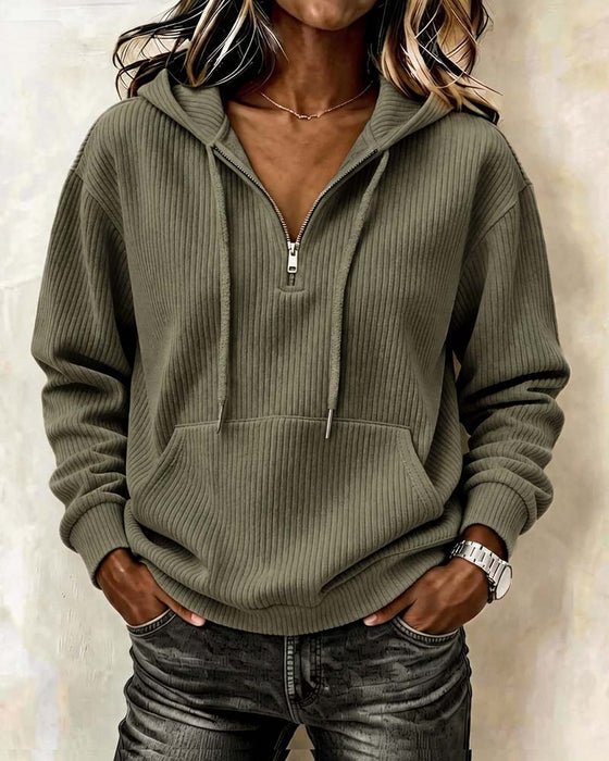 Hoodie Moda Długi Rękaw