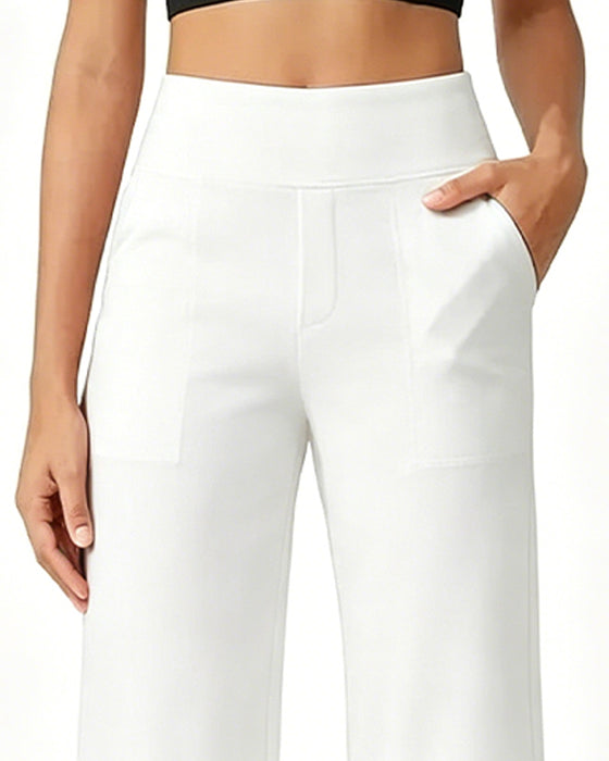 Spodnie Slim Fit Swobodne Uniwersalne Kieszeń