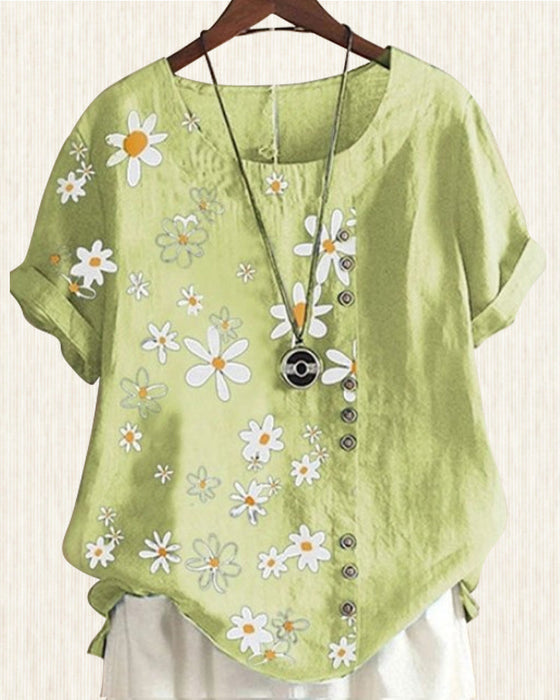 Bluzka bawełniana oversize