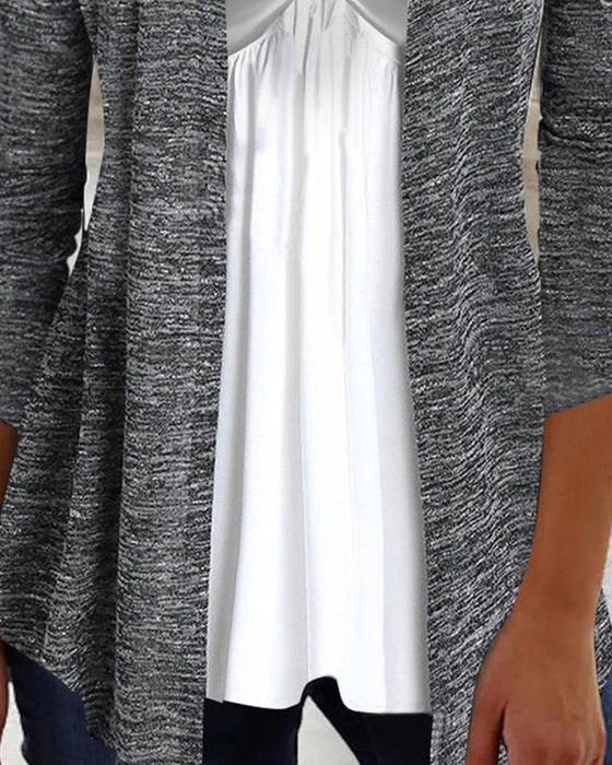 Elegancki top z dekoltem w szpic i koronką