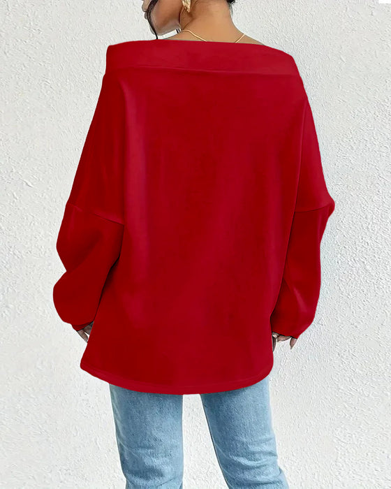 Bluza Moda Jednokolorowa