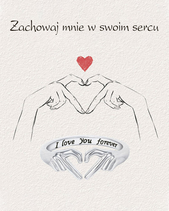 Pierścionek z sercem dla mojej córki