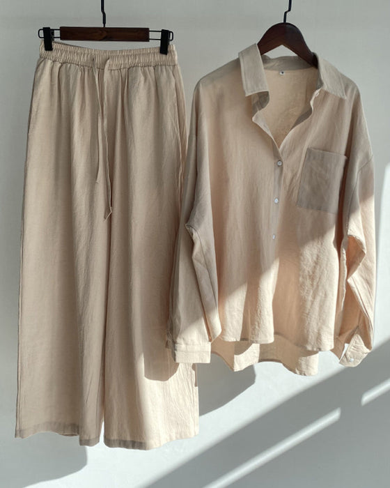 Dwuczęściowy zestaw z bluza i spodnie w jednolitym kolorze