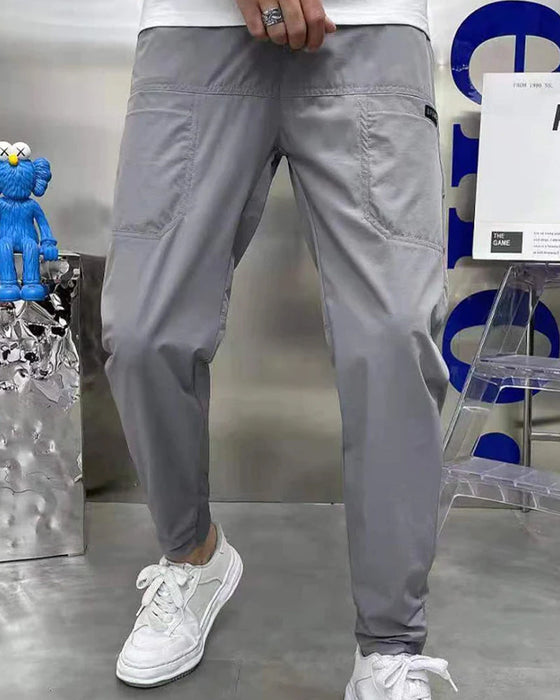 Męskie spodnie Cargo z wieloma kieszeniami