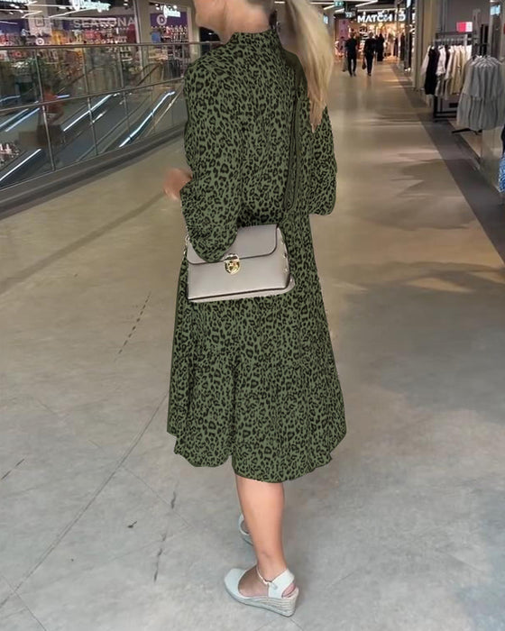 Suknia Print Leopard