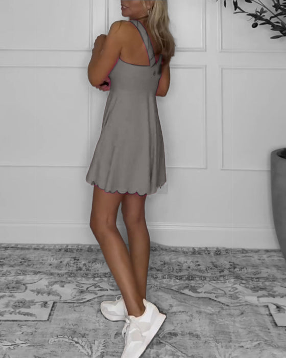 Sukienka Bez Rękawów Moda Codzienna